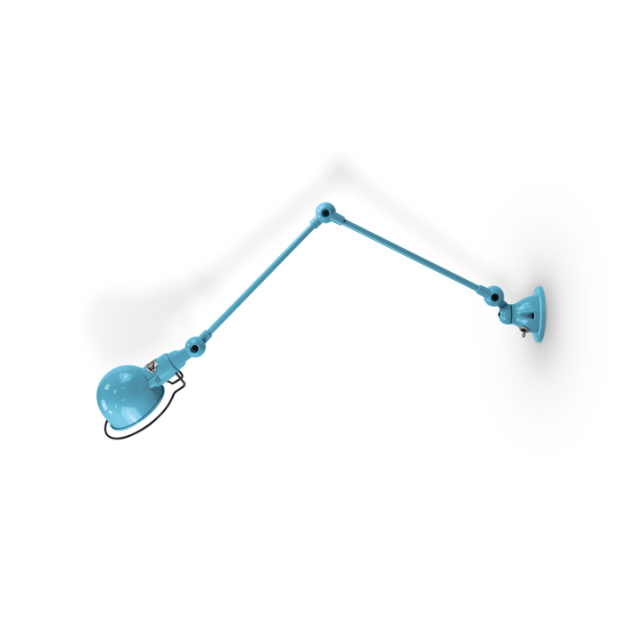 Signal 2 - Arm Wall Sconce - SI331 - Glossy Finish - Jielde - Wall Sconces - No Switch - Pastel Blue - RAL5024 - HORNE