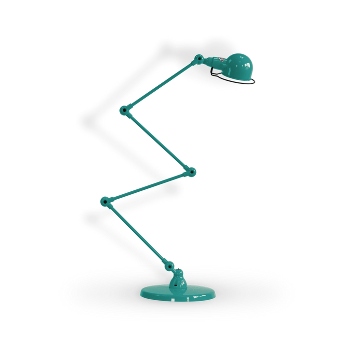 Signal Zig - Zag Floor Lamp - SI433 - Jielde - Floor Lamps - Glossy - Water Blue - RAL5021 - HORNE