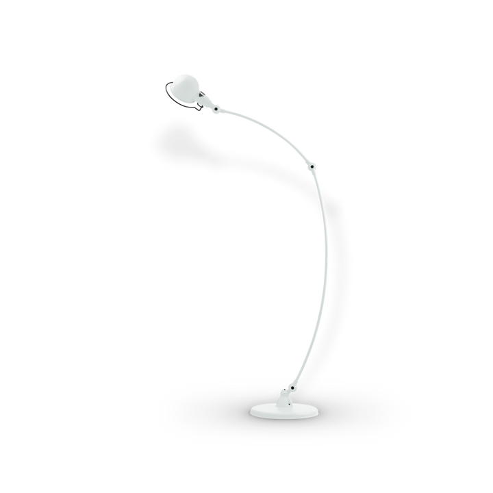 Signal Curved Arm Floor Lamp - SIC843 - Jielde - Floor Lamps - Glossy - White - HORNE