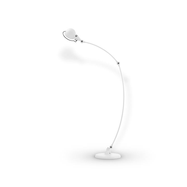 Signal Curved Arm Floor Lamp - SIC843 - Jielde - Floor Lamps - Matte - White - HORNE
