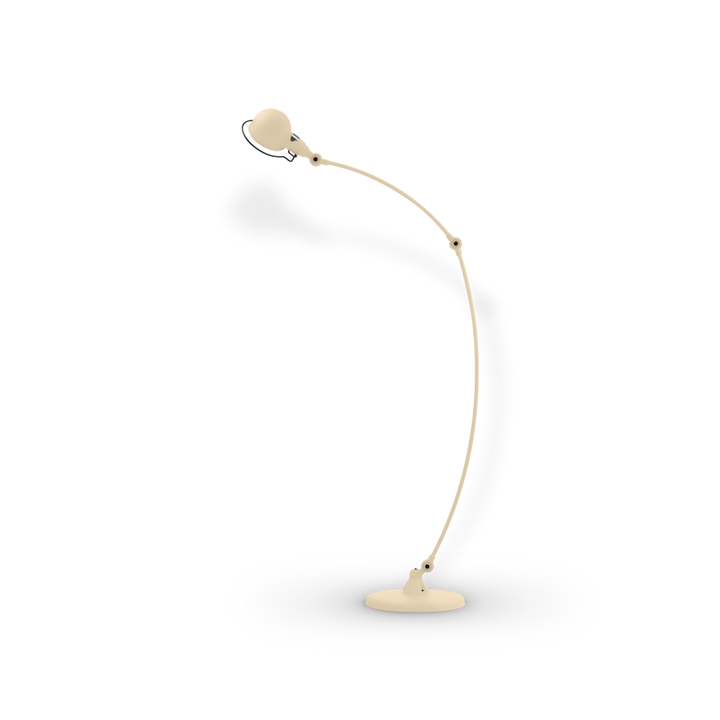 Signal Curved Arm Floor Lamp - SIC843 - Jielde - Floor Lamps - Matte - Ivory - RAL1015 - HORNE
