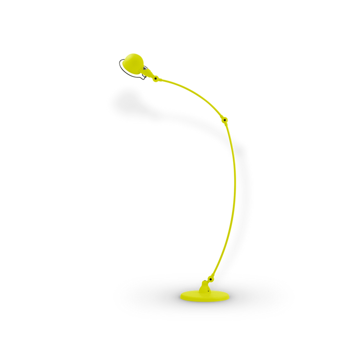 Signal Curved Arm Floor Lamp - SIC843 - Jielde - Floor Lamps - Glossy - Yellow Sulfur - RAL1016 - HORNE