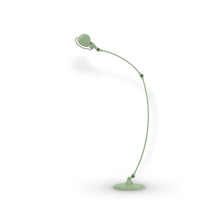 Signal Curved Arm Floor Lamp - SIC843 - Jielde - Floor Lamps - Matte - Water Green - RAL6019 - HORNE