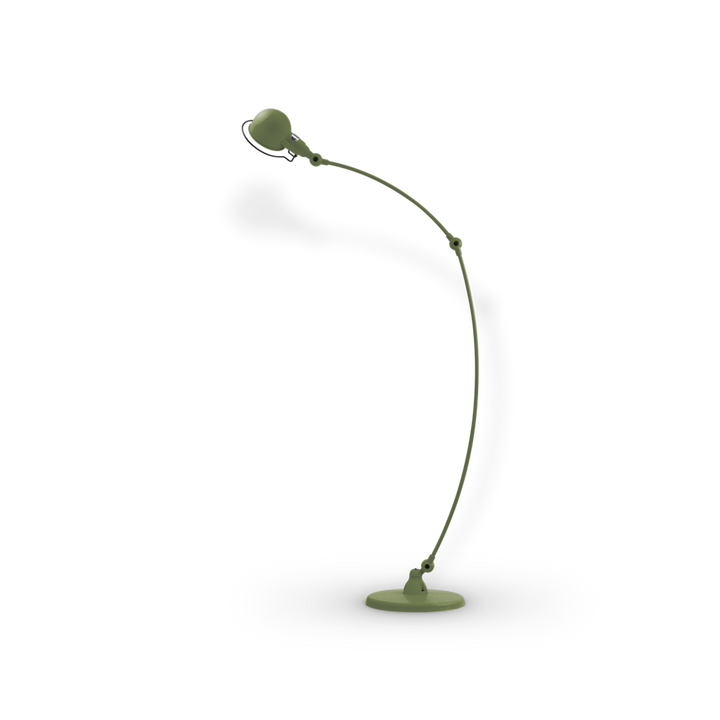 Signal Curved Arm Floor Lamp - SIC843 - Jielde - Floor Lamps - Glossy - Olive Green - RAL6003 - HORNE