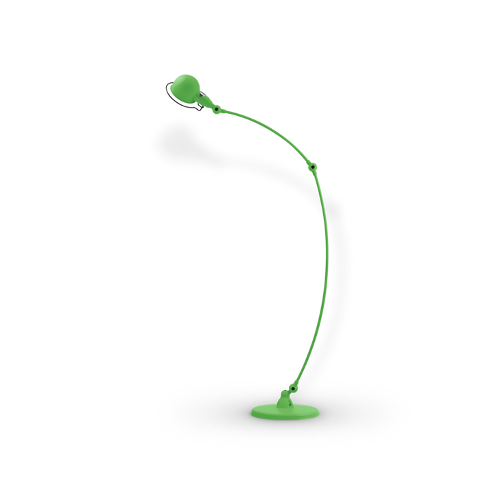 Signal Curved Arm Floor Lamp - SIC843 - Jielde - Floor Lamps - Matte - Apple Green - RAL6018 - HORNE