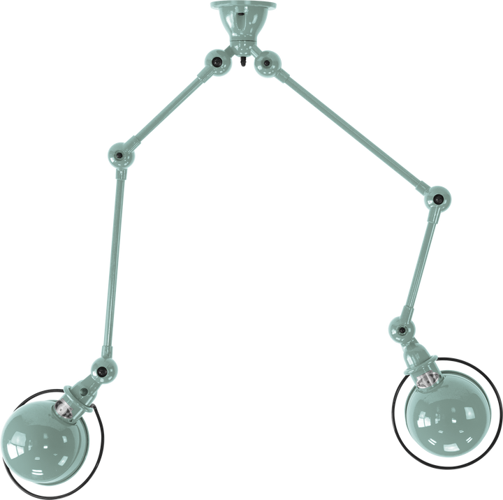 Loft Double - Arm Ceiling Light - SKY4224 - Jielde - Ceiling Lights - Glossy - Vespa - HORNE