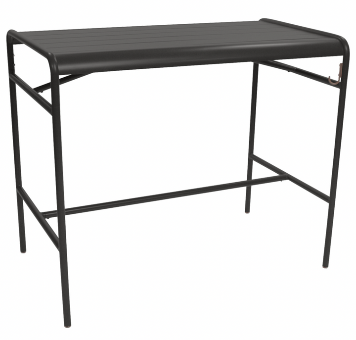 Luxembourg High Table 50" x 29" - Fermob - Outdoor Furniture - Liquorice - HORNE
