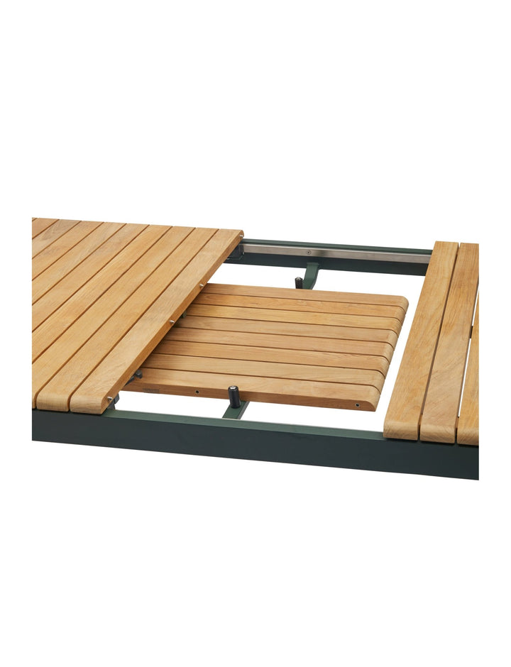 Pelagus Table - Skagerak by Fritz Hansen - Outdoor Furniture - Hunter Green - No Extension Plate - HORNE
