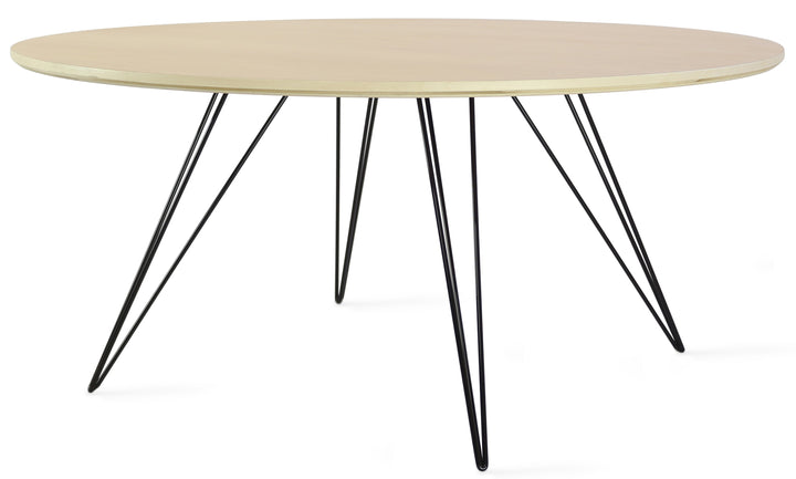 Williams Coffee Table - Small Circle - Tronk - Tables + Desks - Maple - Black - HORNE