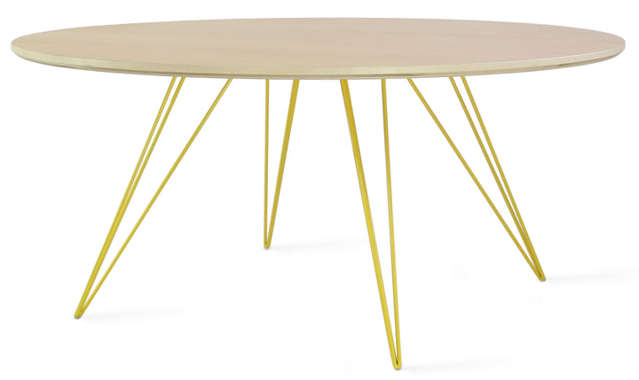 Williams Coffee Table - Small Circle - Tronk - Tables + Desks - Maple - Yellow - HORNE