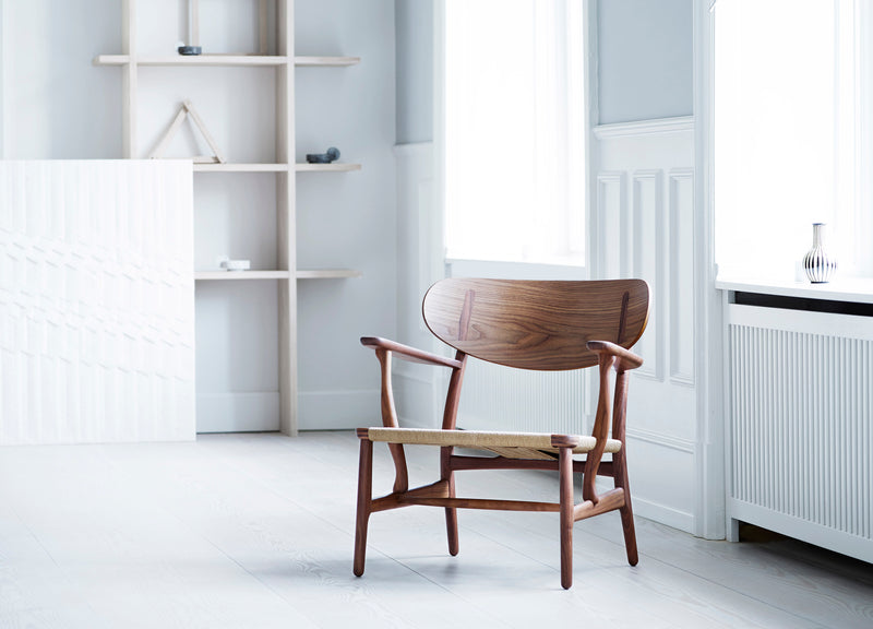 CH22 Lounge Chair - Natural Paper Cord - Carl Hansen & Son - Chairs - Oiled Oak - HORNE
