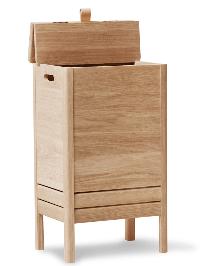 A Line Laundry Box - Form + Refine - Storage + Organization - White Oiled Oak - HORNE