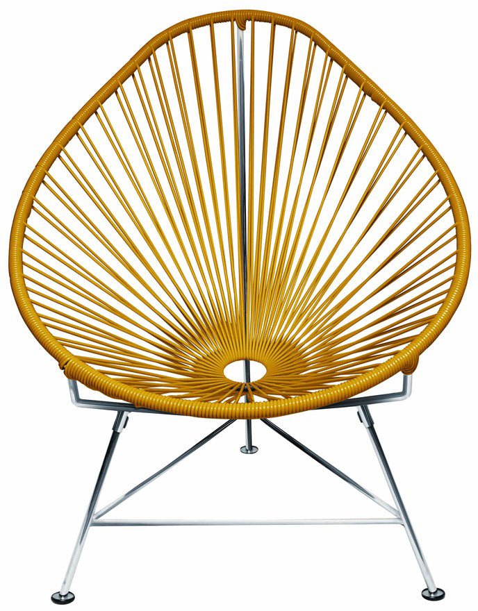 Acapulco Chair - Chrome Frame - Set of 2 - Innit Designs - Chairs - Caramel - HORNE