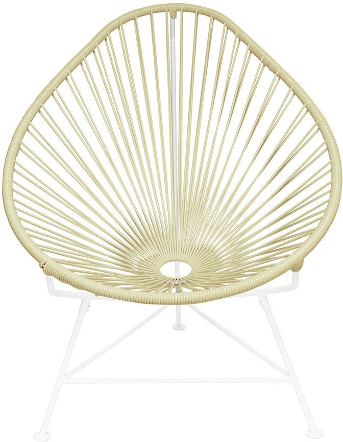 Acapulco Chair - White Frame - Set of 2 - Innit Designs - Chairs - Ivory - HORNE