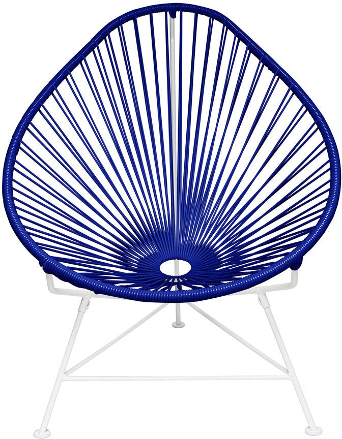 Acapulco Chair - White Frame - Set of 2 - Innit Designs - Chairs - Deep Blue - HORNE