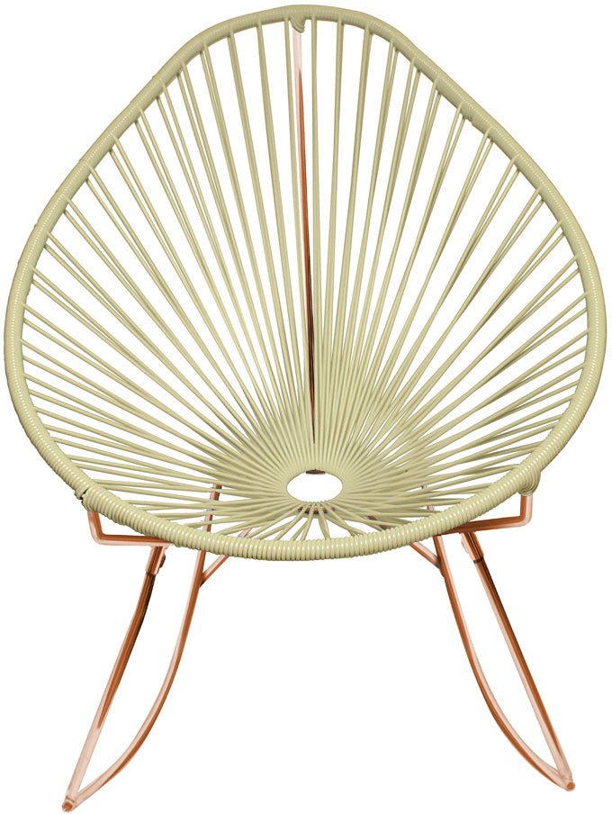 Acapulco Rocker - Copper Base - Set of 2 - Innit Designs - Chairs - Ivory - HORNE