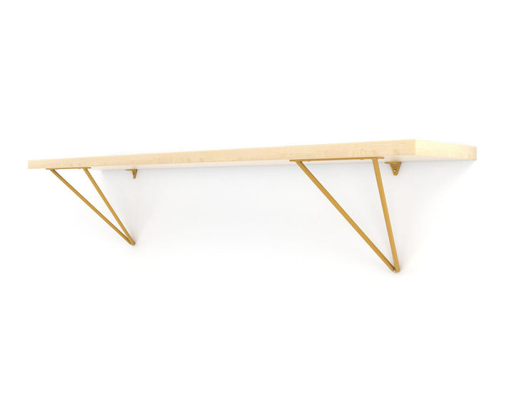 Adams Shelf Brackets - Large - Tronk - Shelving - Mustard - HORNE