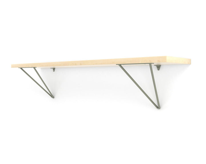 Adams Shelf Brackets - Large - Tronk - Shelving - Prairie Green - HORNE