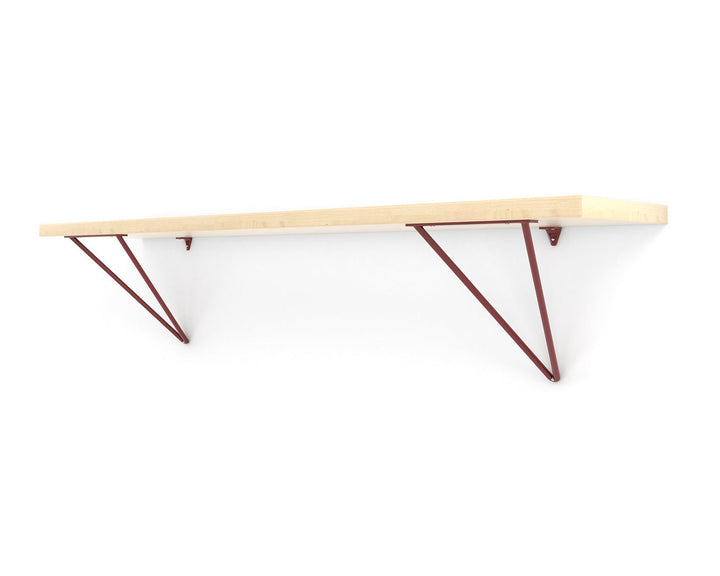 Adams Shelf Brackets - Large - Tronk - Shelving - Blood Red - HORNE
