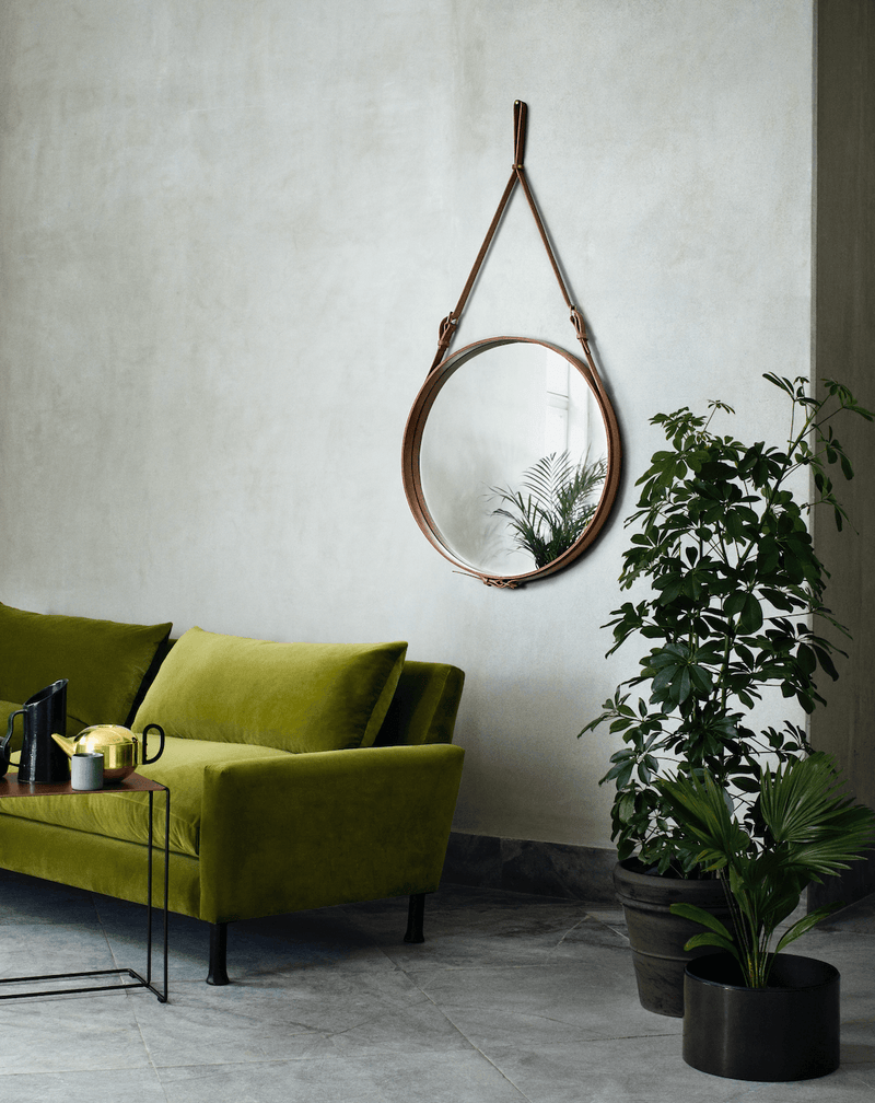 Adnet Mirror 58 - Gubi - Mirrors - Black - HORNE
