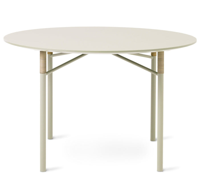 Affinity Dining Table - Round - Warm Nordic - Tables - Mushroom - HORNE