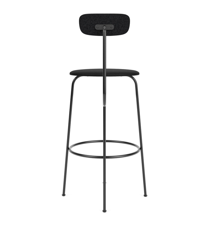 Afteroom Bar Chair - Audo Copenhagen - Chairs - Black Painted Ash/ Sierra Leather - Black 1001 - HORNE