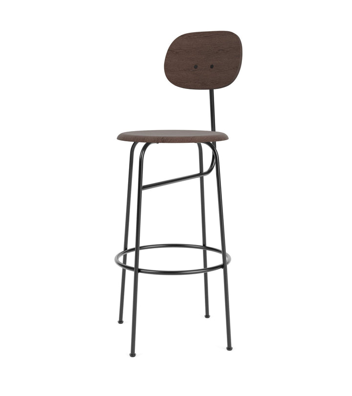 Afteroom Bar Chair Plus - Upholstered Seat - Audo Copenhagen - Chairs - Dark Stained Oak/ No Upholstery - HORNE