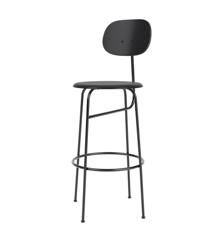 Afteroom Bar Chair Plus - Upholstered Seat - Audo Copenhagen - Chairs - Black Painted Ash/ No Upholstery - HORNE