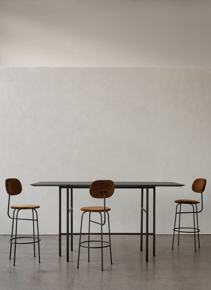 Afteroom Bar Chair Plus - Upholstered Seat - Audo Copenhagen - Chairs - Dark Stained Oak/ No Upholstery - HORNE