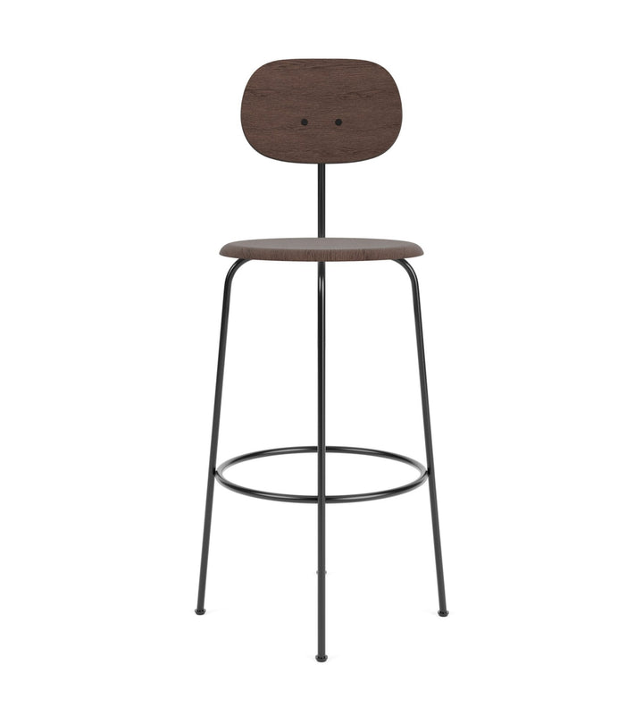 Afteroom Bar Chair Plus - Upholstered Seat - Audo Copenhagen - Chairs - Dark Stained Oak/ No Upholstery - HORNE