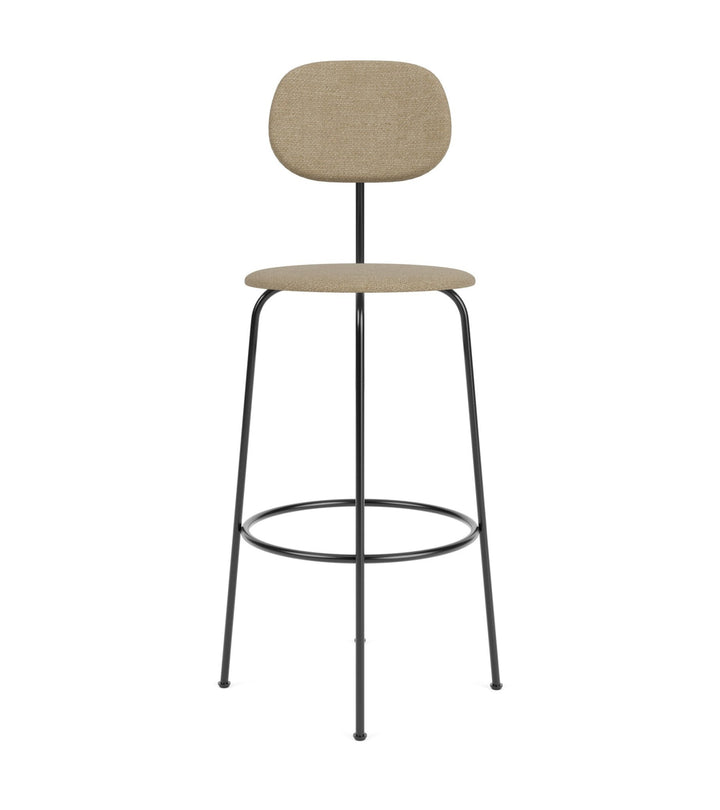 Afteroom Bar Chair Plus - Upholstered Seat & Back - Audo Copenhagen - Chairs - Audo Boucle - Beige 02 - HORNE