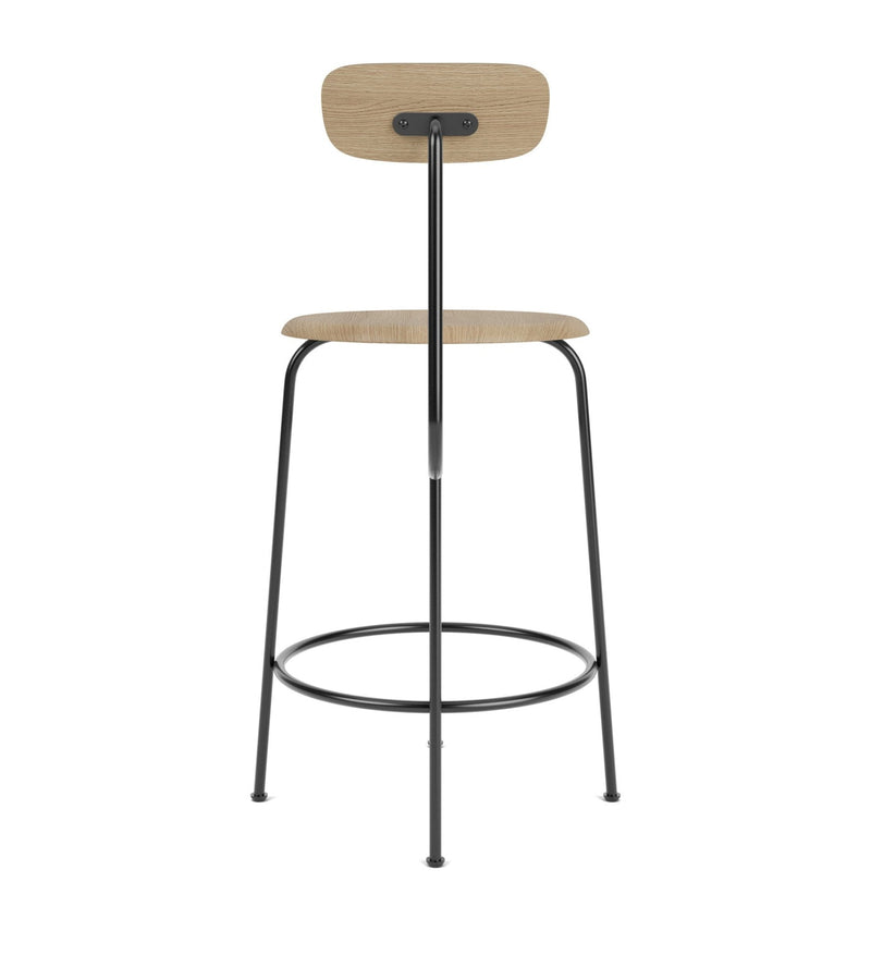 Afteroom Counter Chair - Audo Copenhagen - Chairs - Natural Oak/ Audo Boucle - Gold 06 - HORNE