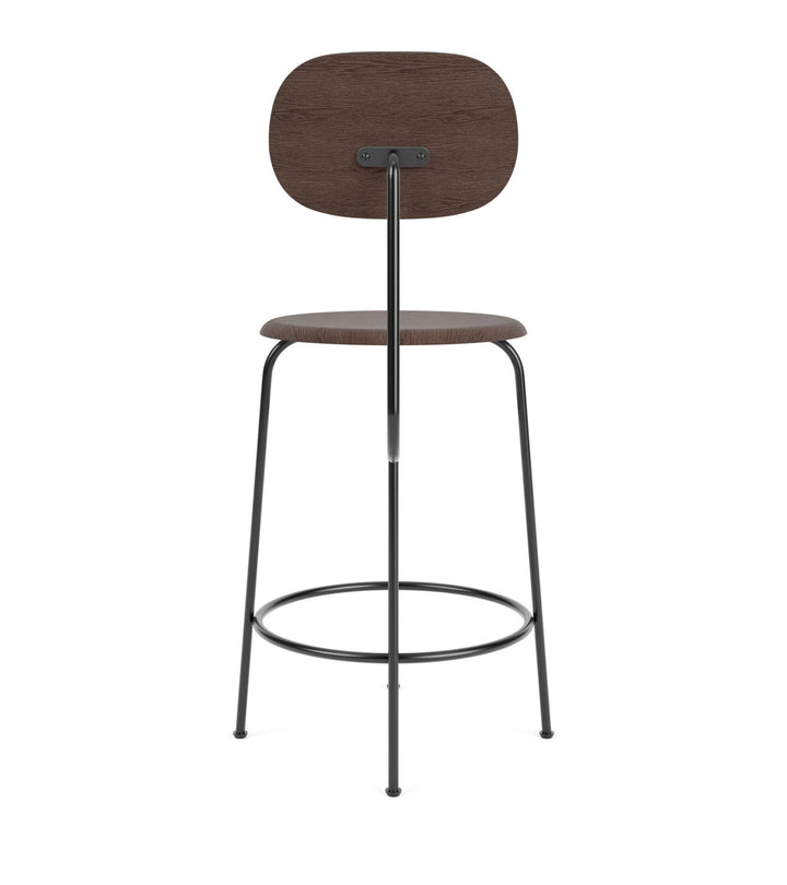 Afteroom Counter Chair Plus - Upholstered Seat - Audo Copenhagen - Stools + Benches + Ottomans - Dark Stained Oak/ No Upholstery - HORNE