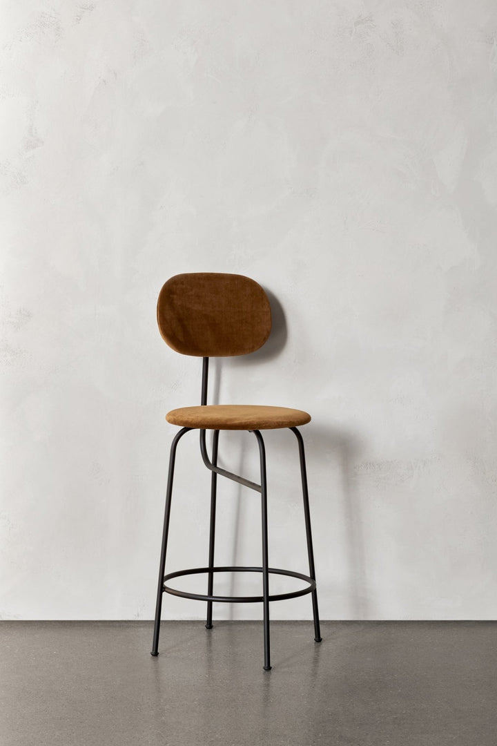 Afteroom Counter Chair Plus - Upholstered Seat - Audo Copenhagen - Stools + Benches + Ottomans - Dark Stained Oak/ No Upholstery - HORNE