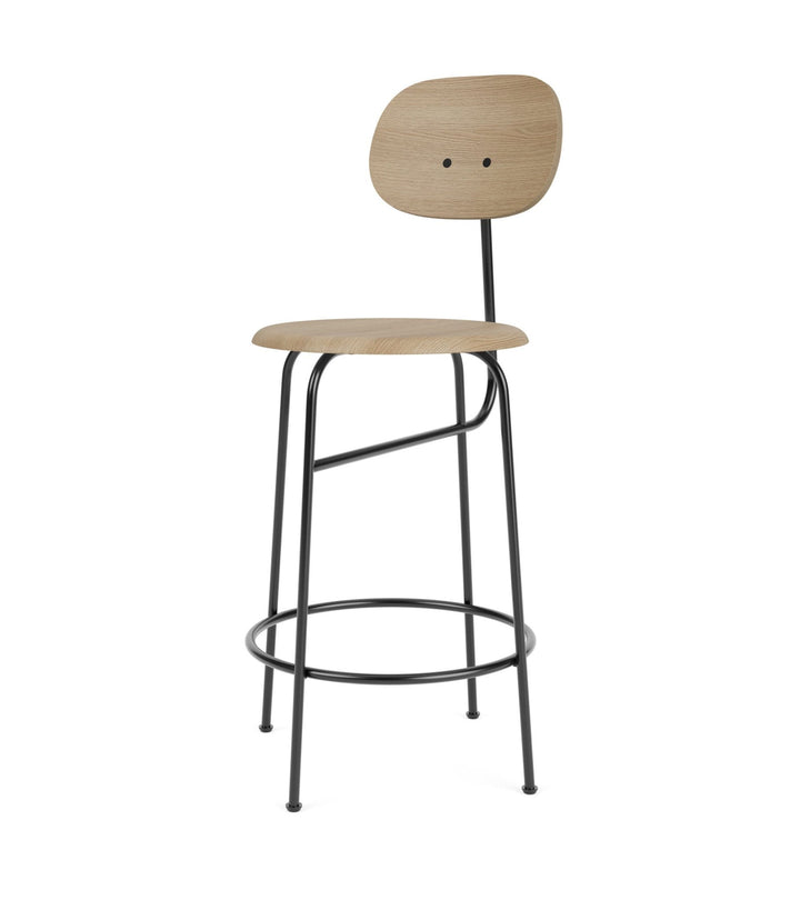 Afteroom Counter Chair Plus - Upholstered Seat - Audo Copenhagen - Stools + Benches + Ottomans - Natural Oak/ No Upholstery - HORNE
