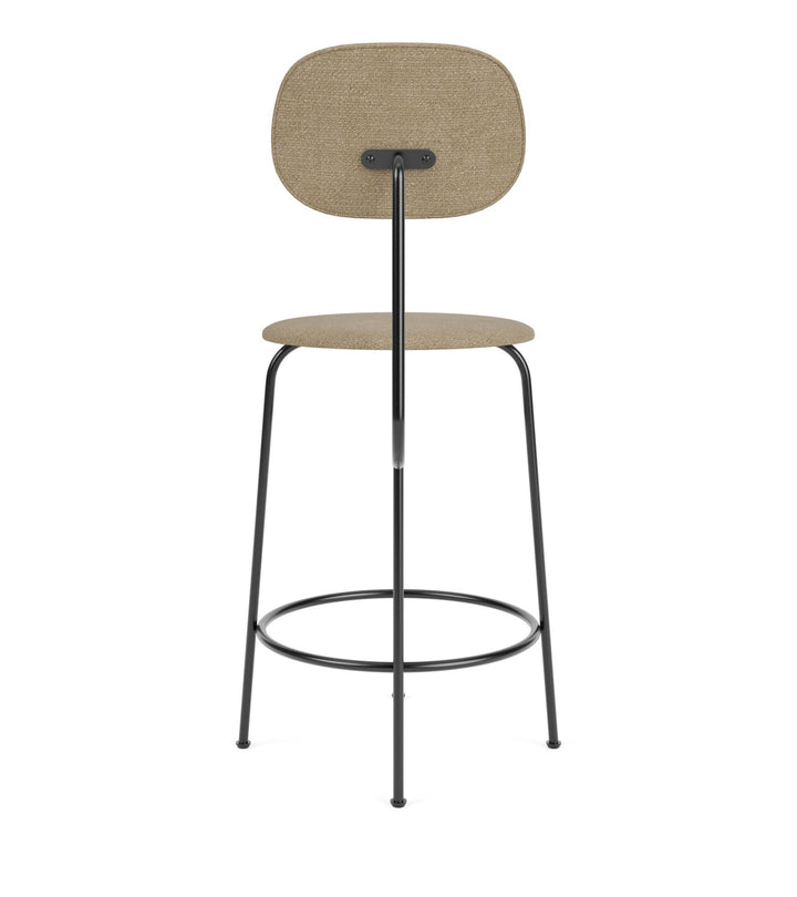 Afteroom Counter Chair Plus - Upholstered Seat & Back - Audo Copenhagen - Stools + Benches + Ottomans - Audo Boucle - Beige 02 - HORNE