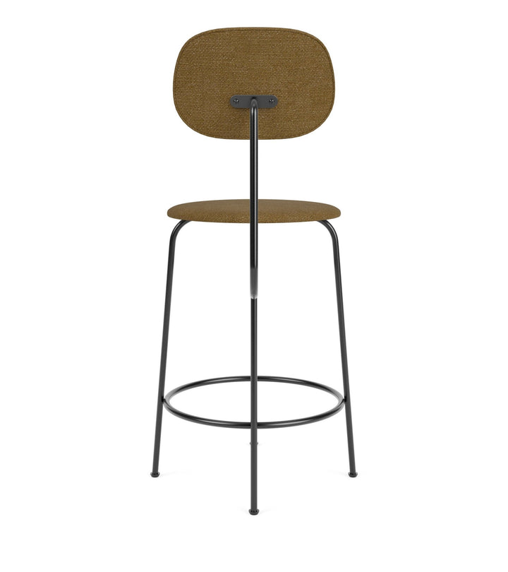 Afteroom Counter Chair Plus - Upholstered Seat & Back - Audo Copenhagen - Stools + Benches + Ottomans - Audo Boucle - Gold 06 - HORNE