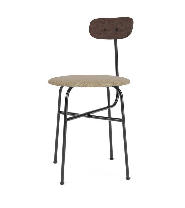 Afteroom Dining Chair - Audo Copenhagen - Chairs - Dark Stained Oak/ Audo Boucle - Beige 02 - HORNE
