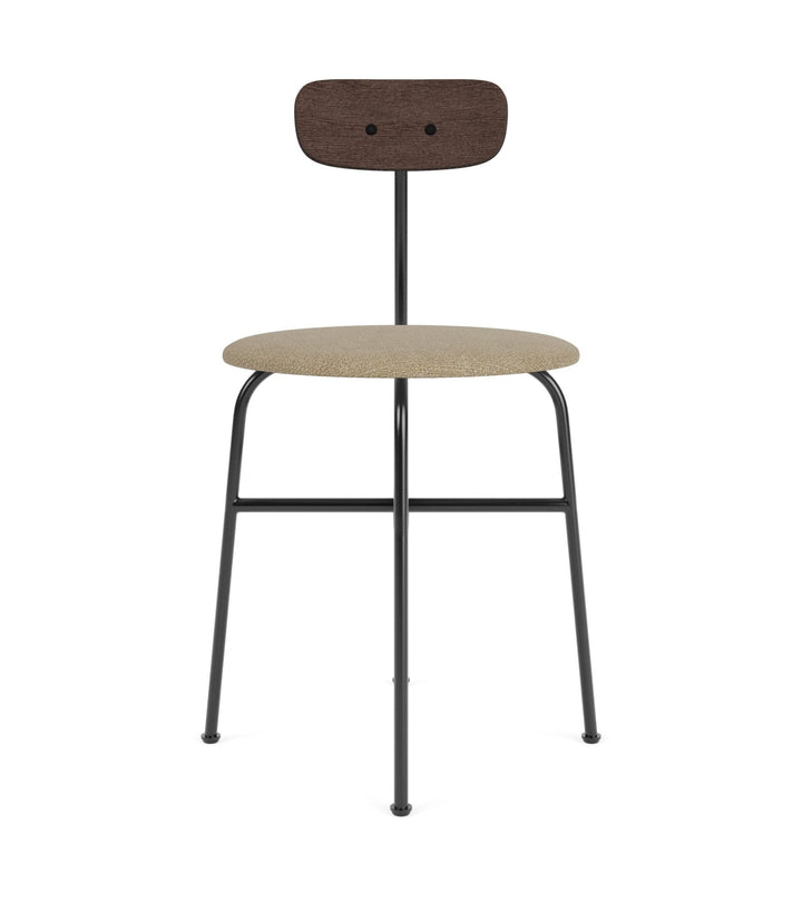 Afteroom Dining Chair - Audo Copenhagen - Chairs - Dark Stained Oak/ Audo Boucle - Beige 02 - HORNE