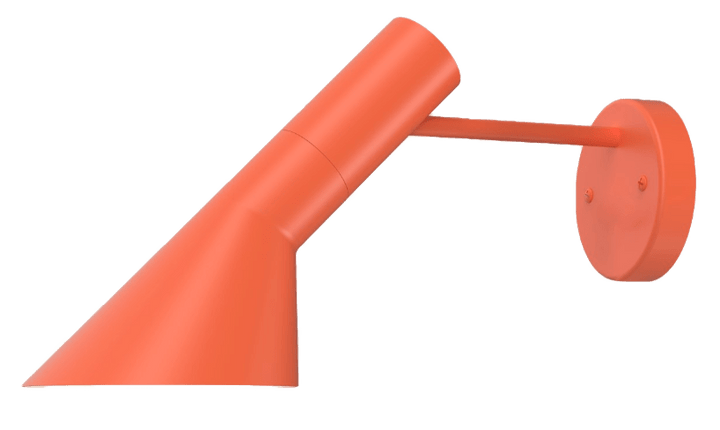AJ Wall Lamp - Hardwired - Louis Poulsen - Wall Sconces - Electric Orange - No Switch - HORNE