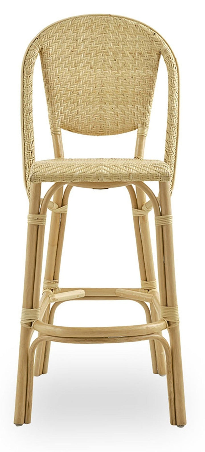 Alanis Rattan Bar Stool - Sika Design - Stools + Benches + Ottomans - Natural - HORNE