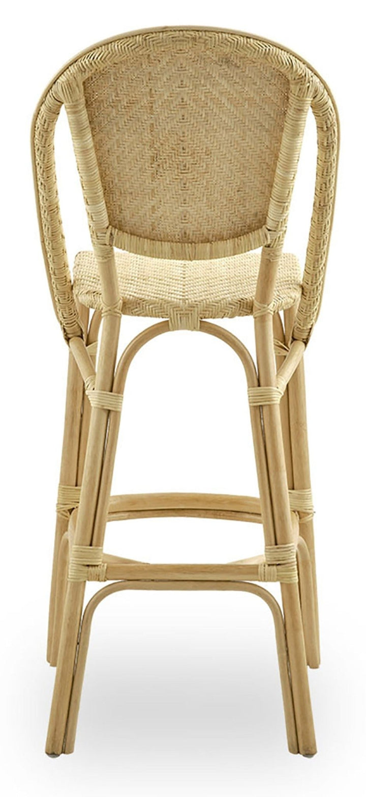 Alanis Rattan Bar Stool - Sika Design - Stools + Benches + Ottomans - Natural - HORNE