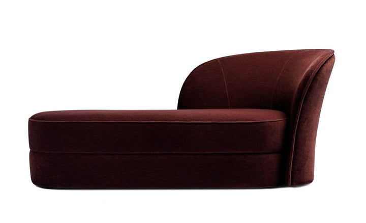 Aldora Chaise Lounge - Moooi - Chairs - Right - Palette - 163 Wine - HORNE