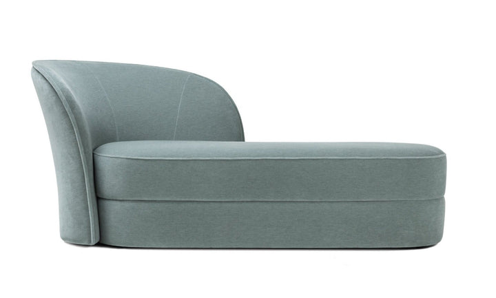 Aldora Chaise Lounge - Moooi - Chairs - Left - Palette - 609 Sage - HORNE