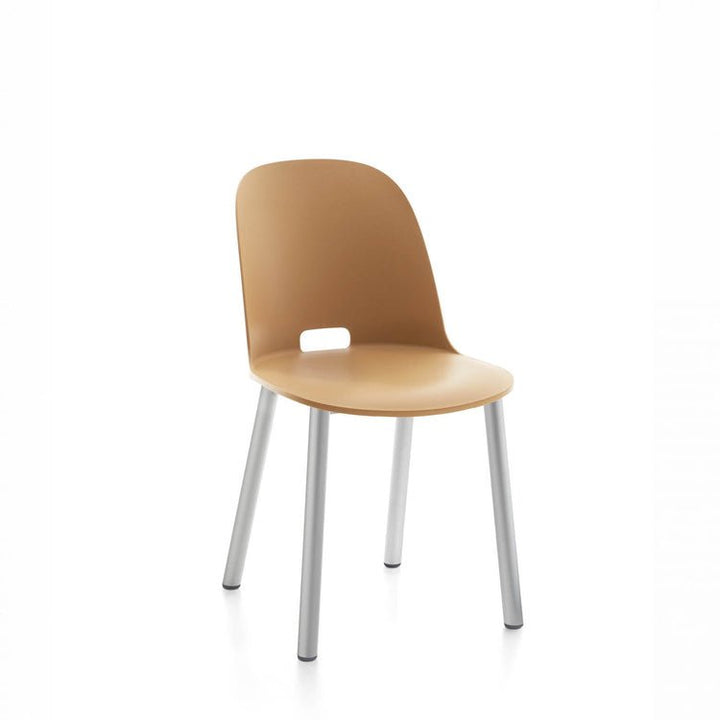 Alfi Aluminum High Back Chair - Emeco - Chairs - Sand - Aluminum - HORNE