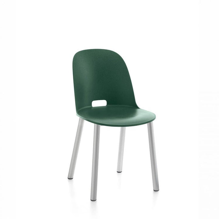 Alfi Aluminum High Back Chair - Emeco - Chairs - Green - Aluminum - HORNE