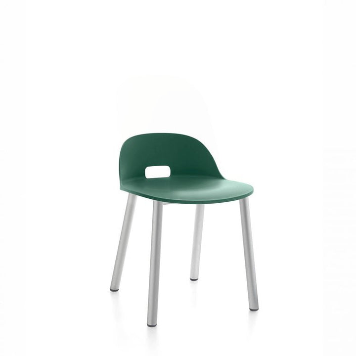 Alfi Aluminum Low Back Chair - Emeco - Chairs - Green - Aluminum - HORNE