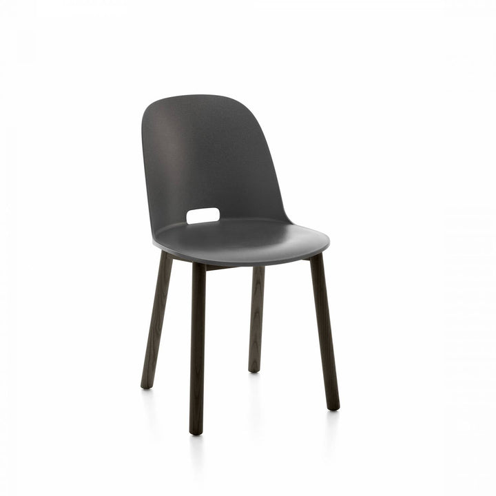 Alfi High Back Chair - Emeco - Chairs - Dark Grey - Dark Ash - HORNE