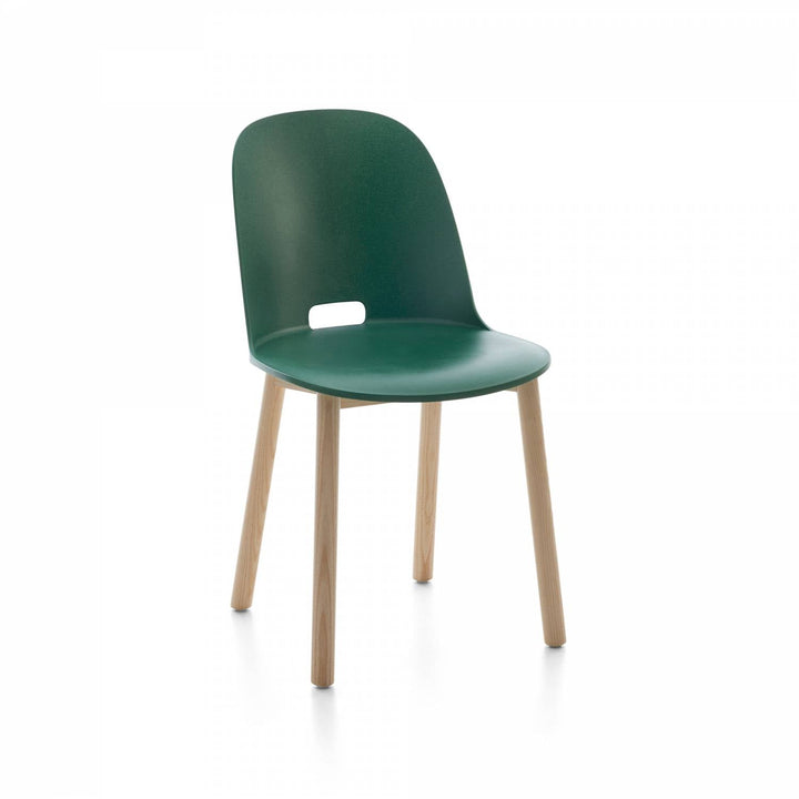 Alfi High Back Chair - Emeco - Chairs - Green - Ash - HORNE