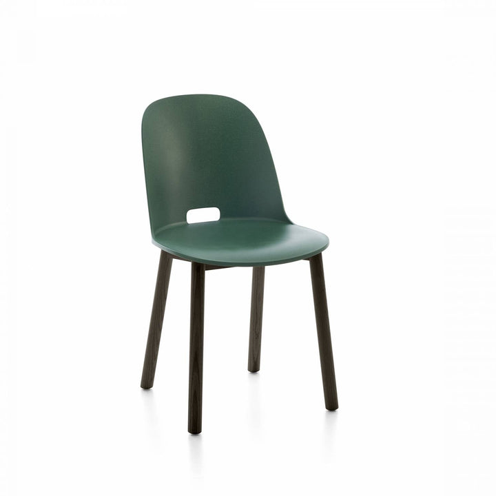 Alfi High Back Chair - Emeco - Chairs - Green - Dark Ash - HORNE